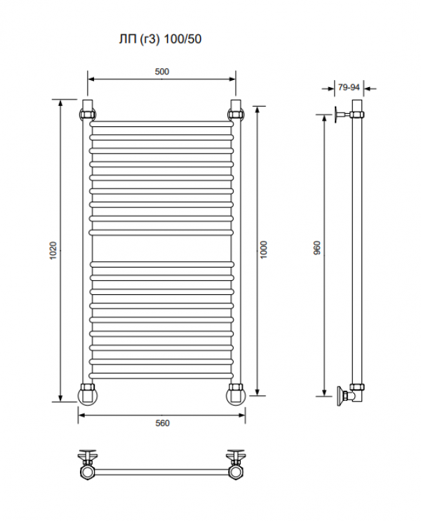 ЛП (г3)-100/50/56 без полочки водяной