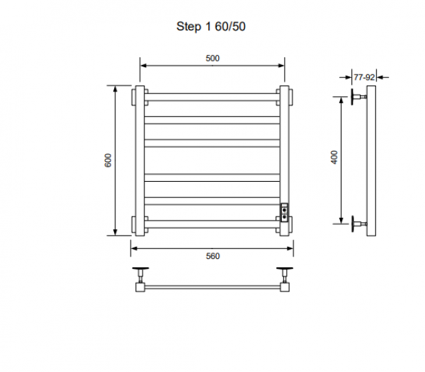 Полотенцесушитель STEP-1 U 60/50